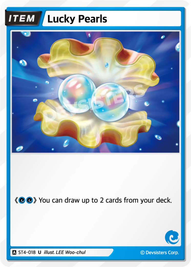 Image for Lucky Pearls (ST4-018) (ST4) - CookieRun: Braverse TCG