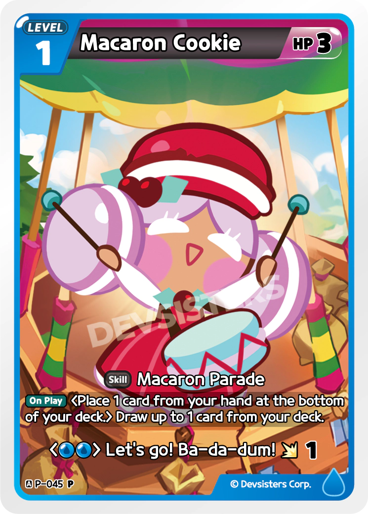 Image for Macaron Cookie (P-045) (P) - CookieRun: Braverse TCG