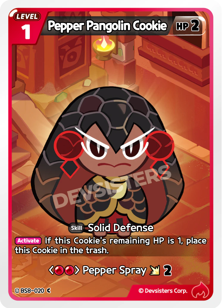 Image for Pepper Pangolin Cookie (BS8-020) (BS8) - CookieRun: Braverse TCG