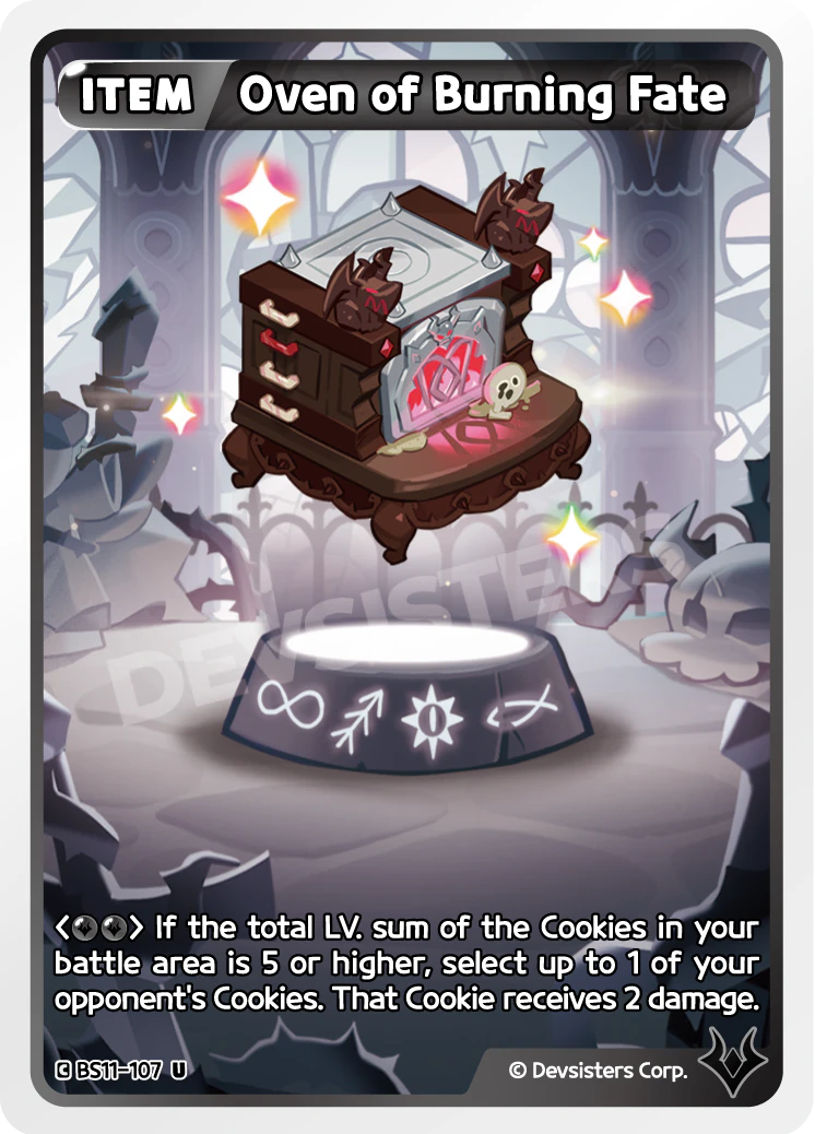 Image for Oven of Burning Fate (BS11-107) (BS11) - CookieRun: Braverse TCG