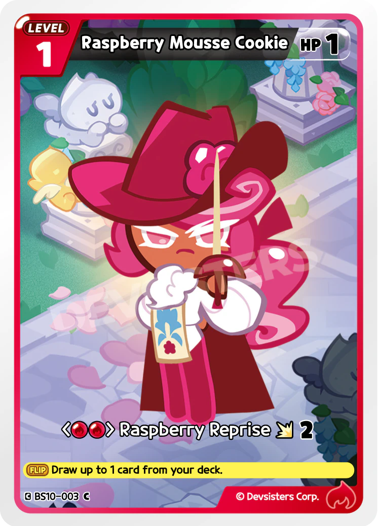 Image for Raspberry Mousse Cookie (BS10-003) (BS10) - CookieRun: Braverse TCG