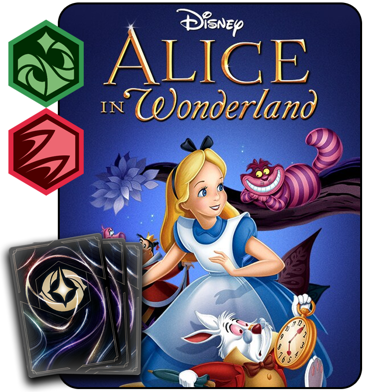 LORCANA THEME STARTERS: ALICE IN WONDERLAND (EMERALD/RUBY)
