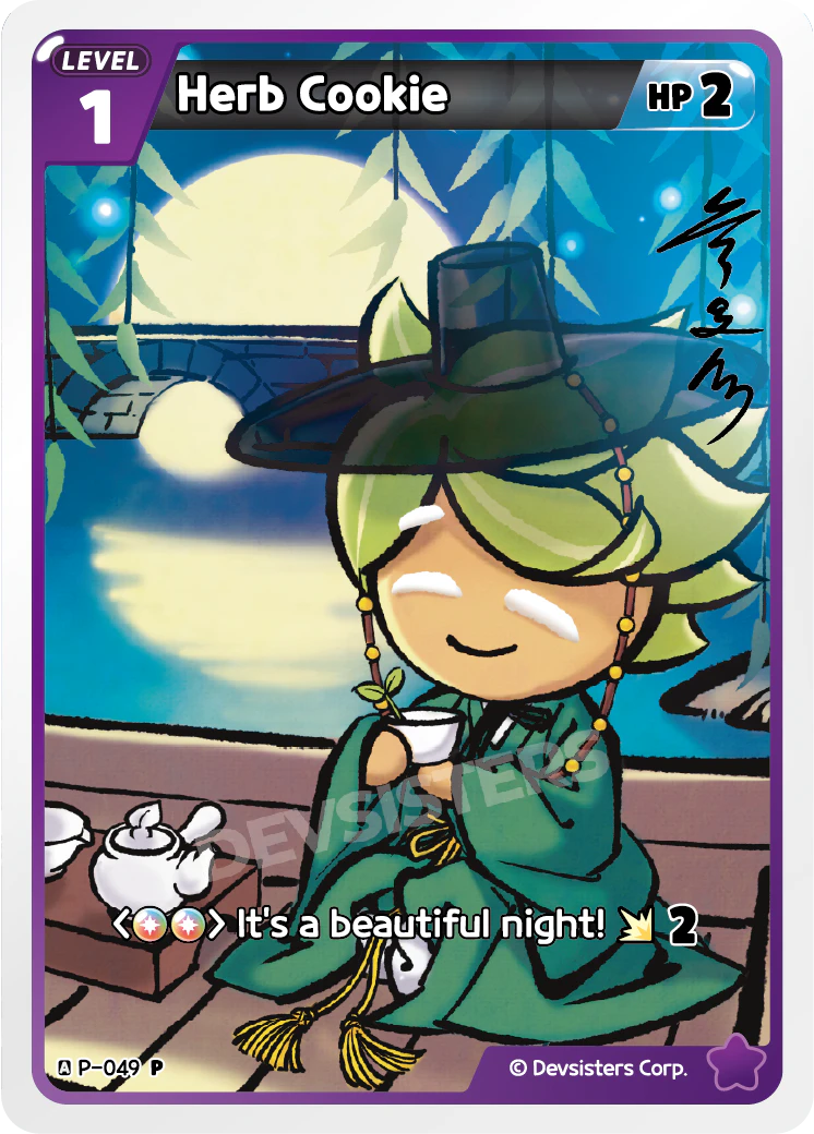 Image for Herb Cookie (P-049) (P) - CookieRun: Braverse TCG