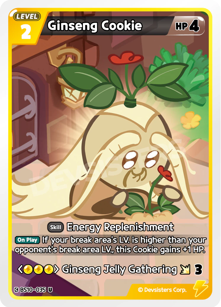 Image for Ginseng Cookie (BS10-035) (BS10) - CookieRun: Braverse TCG