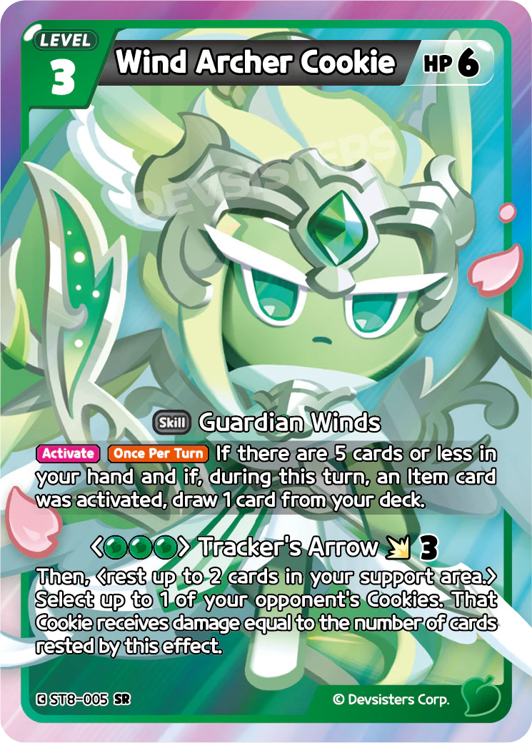 Image for Wind Archer Cookie (ST8-005) (ST8) - CookieRun: Braverse TCG