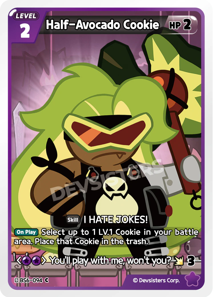 Image for Half-Avocado Cookie (BS6-094) (BS6) - CookieRun: Braverse TCG