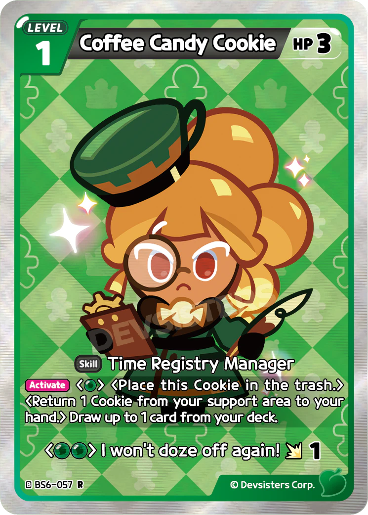 Image for Coffee Candy Cookie (BS6-057) (BS6) - CookieRun: Braverse TCG