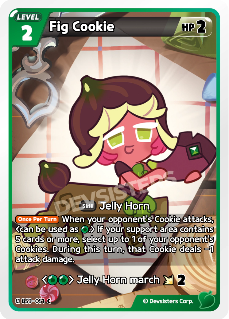 Image for Fig Cookie (BS3-051) (BS3) - CookieRun: Braverse TCG