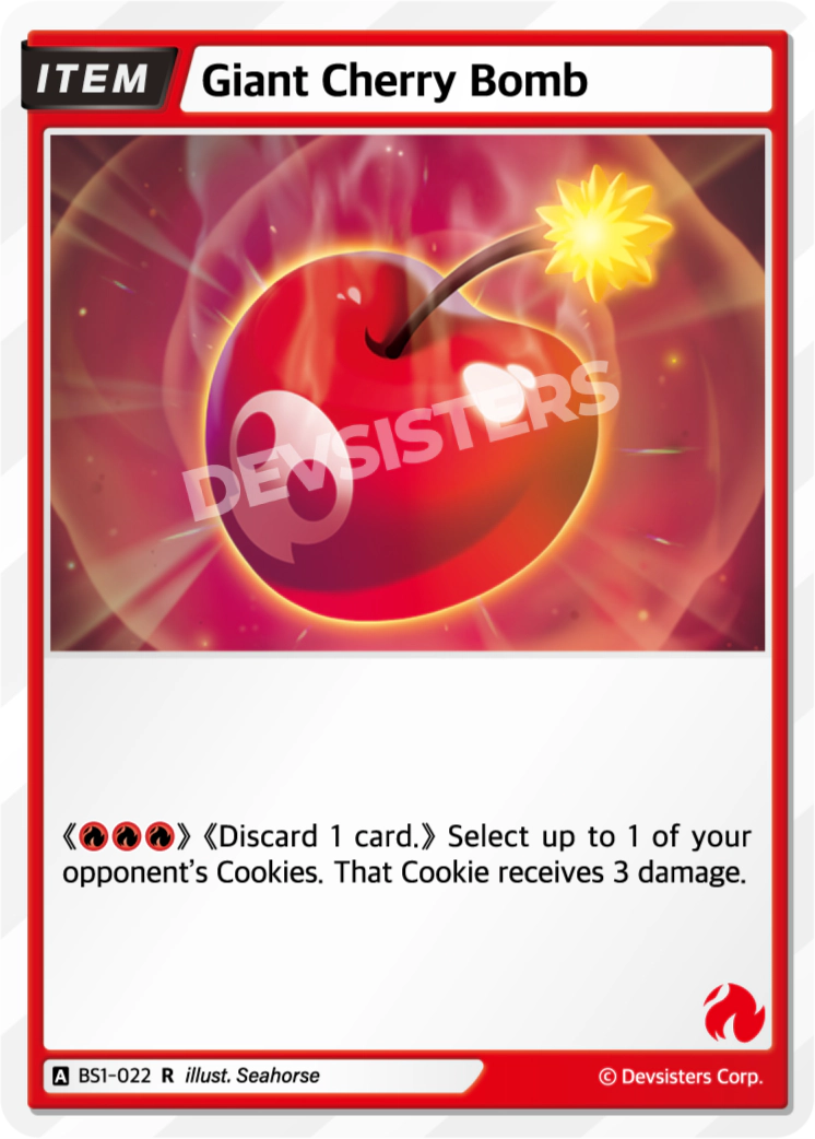 Image for Giant Cherry Bomb (BS1-022) (BS1) - CookieRun: Braverse TCG