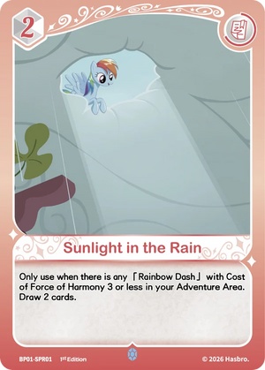 Sunlight in the Rain BP01-SPR01