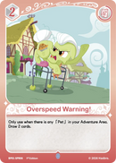 Overspeed Warning! BP01-SPR06