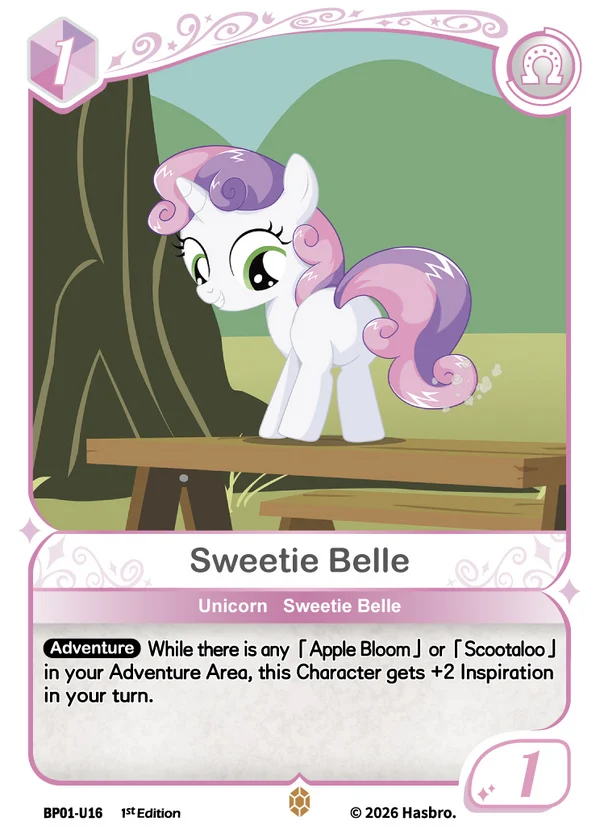 Sweetie Belle BP01-U016