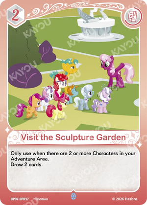Visit the Sculpture Graden BP02-SPR17
