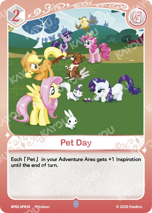 Pet Day BP02-SPR18