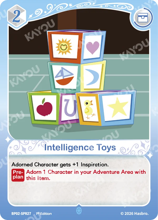 Intelligence Toys BP02-SPR27