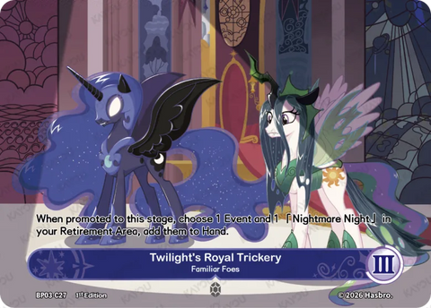 Twilight's Royal Trickery – Familiar Foes BP03-C27
