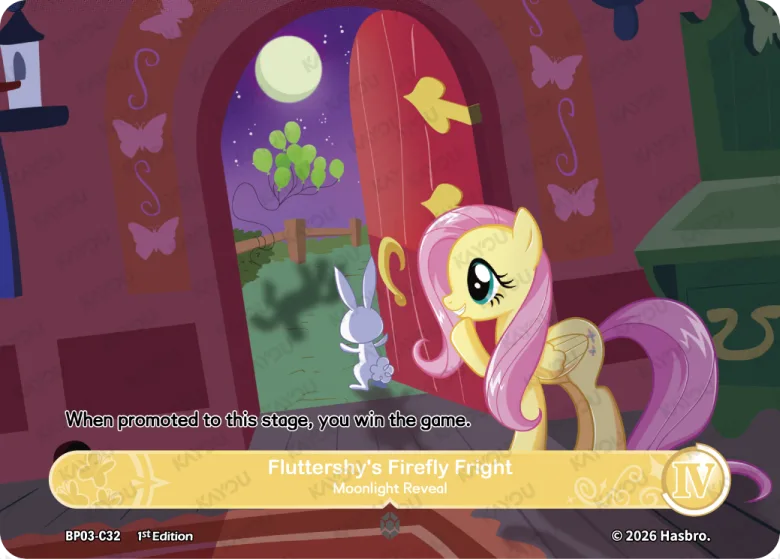 Fluttershy's Firefly Fright – Moonlight Reveal BP03-C32
