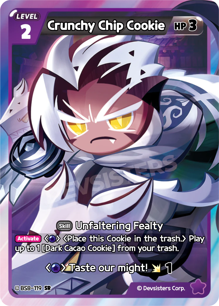 Image for Crunchy Chip Cookie (BS8-119) (BS8) - CookieRun: Braverse TCG