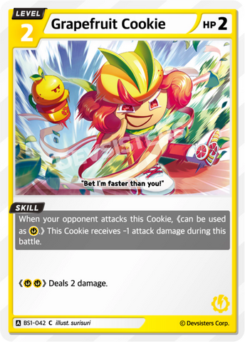 Grapefruit Cookie BS1-042