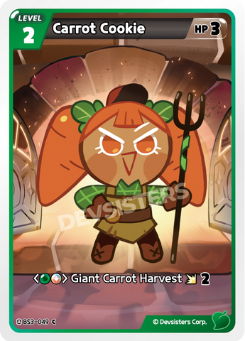 Carrot Cookie BS3-049