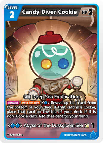 Candy Diver Cookie BS3-073