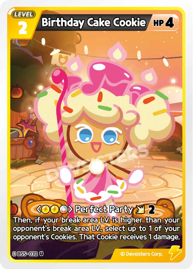 Birthday Cake Cookie BS5-032