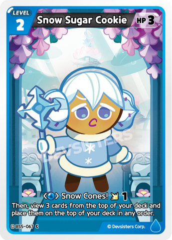 Snow Sugar Cookie BS5-067