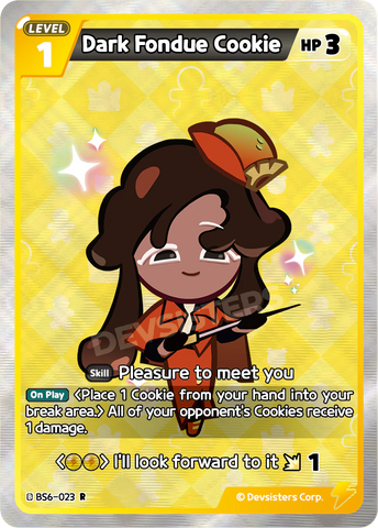 Dark Fondue Cookie BS6-023