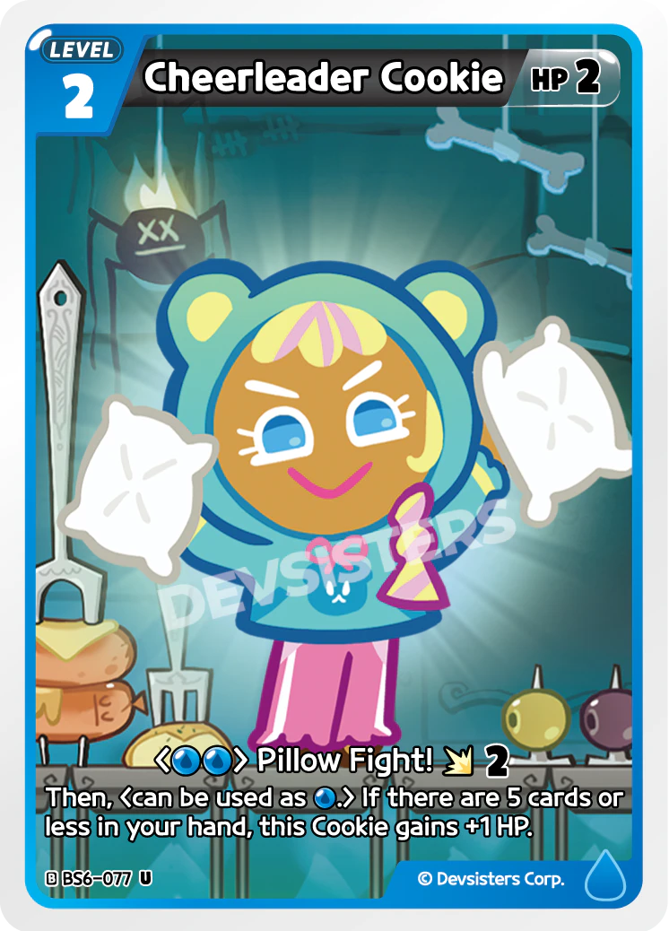 Cheerleader Cookie BS6-077