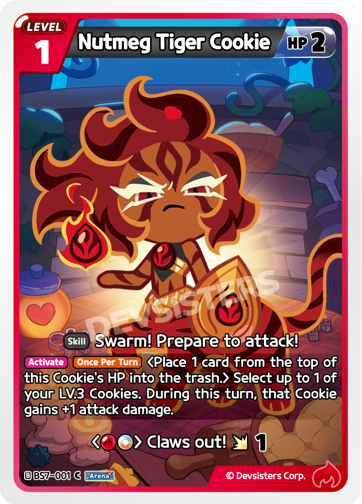 Nutmeg Tiger Cookie BS7-001