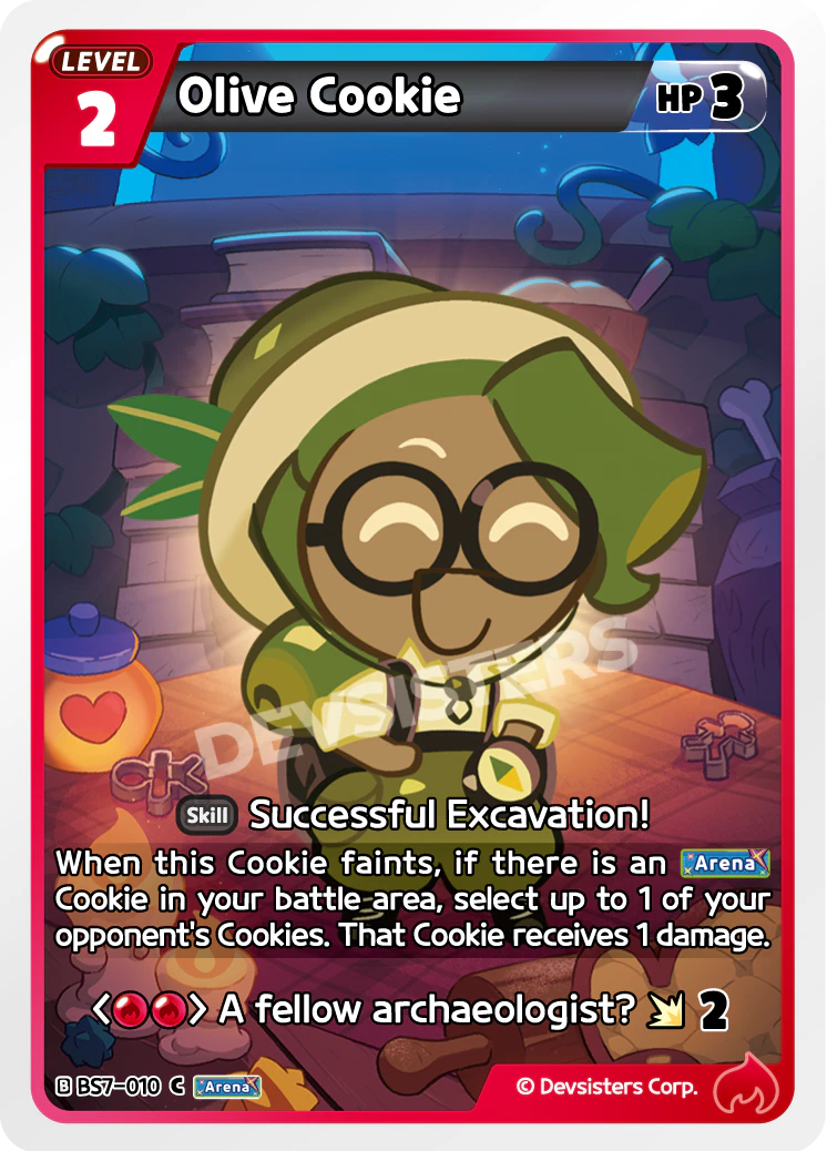 Olive Cookie BS7-010