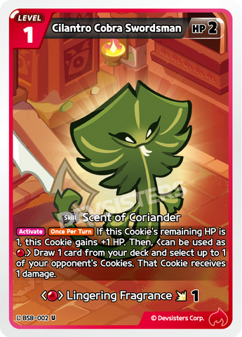 Cilantro Cobra Swordsman BS8-002