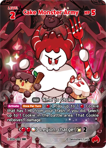 Cake Monster Army BS8-017 (Alt Art)