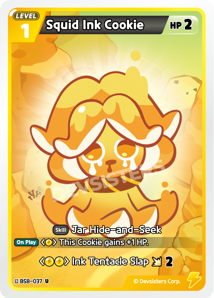 Squid Ink Cookie BS8-037