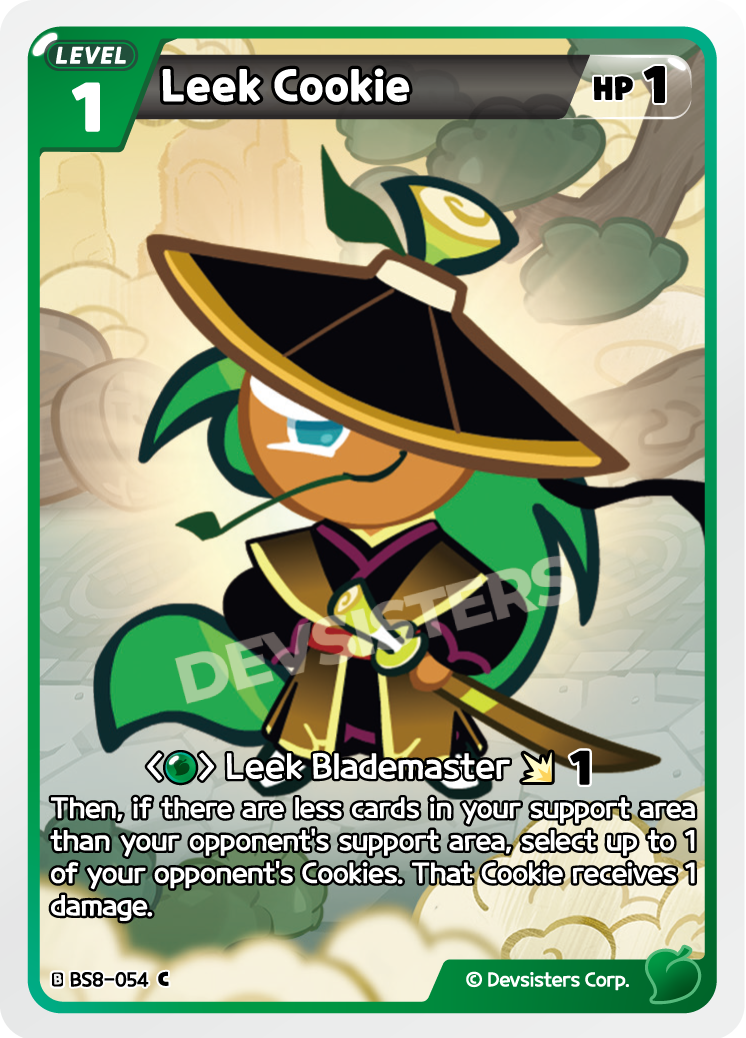 Leek Cookie BS8-054