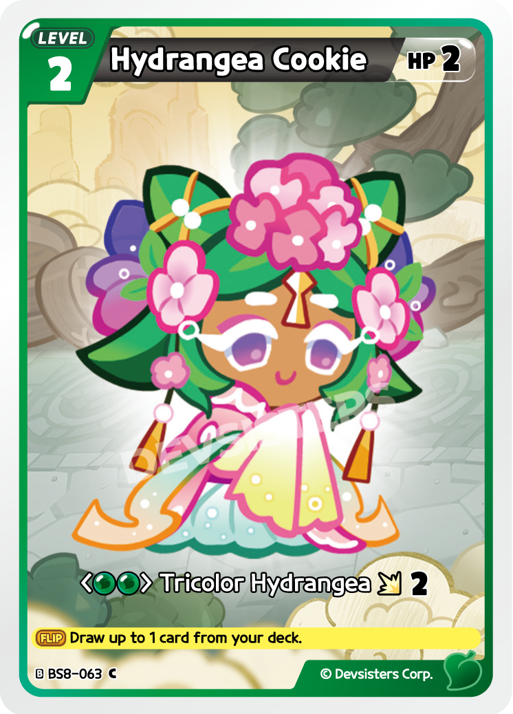 Hydrangea Cookie BS8-063