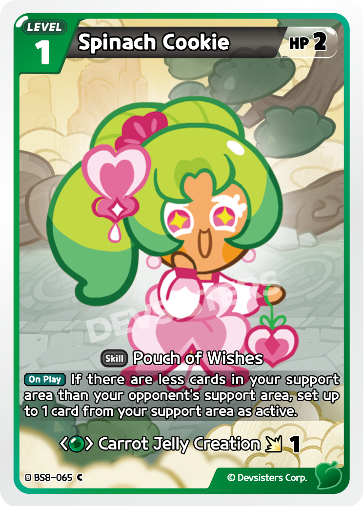 Spinach Cookie BS8-065