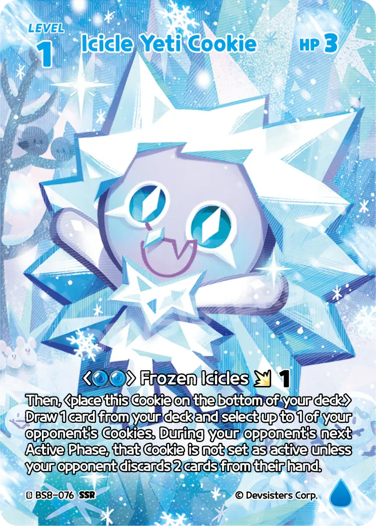 Galleta Yeti de Carámbano BS8-076 (Arte alternativo)