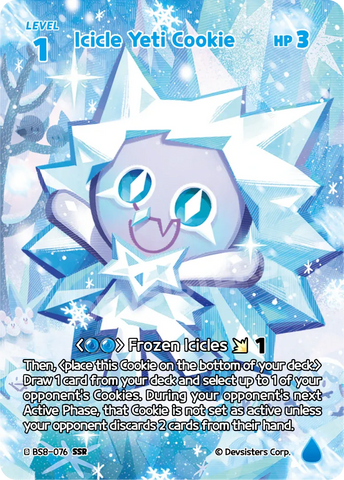 Galleta Yeti de Carámbano BS8-076 (Arte alternativo)