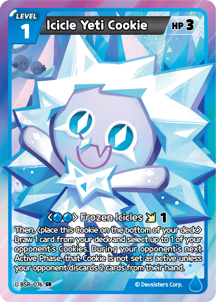 Icicle Yeti Cookie BS8-076