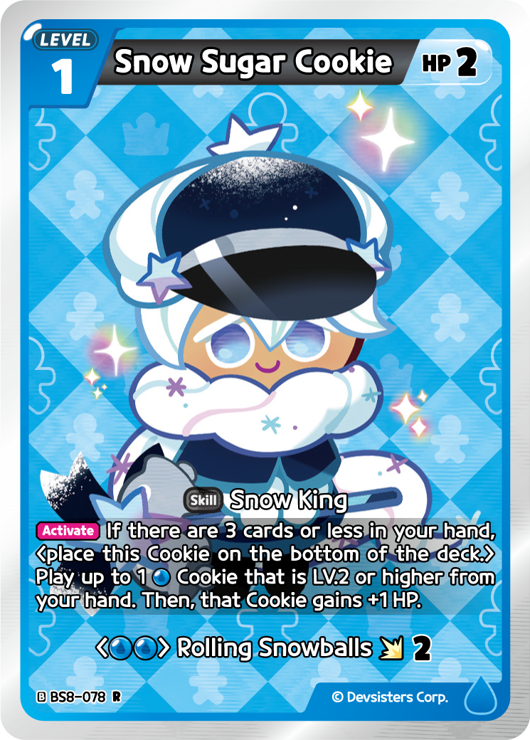 Snow Sugar Cookie BS8-078