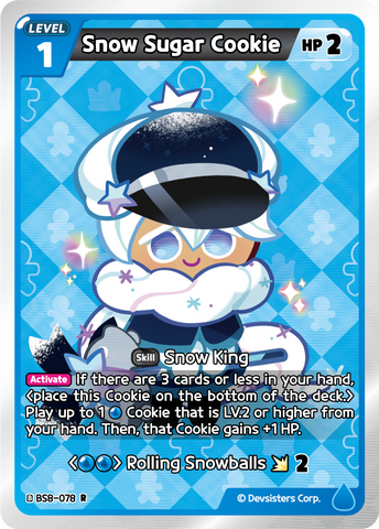 Snow Sugar Cookie BS8-078