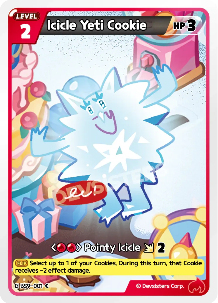 Icicle Yeti Cookie BS9-001 (ALT ART)