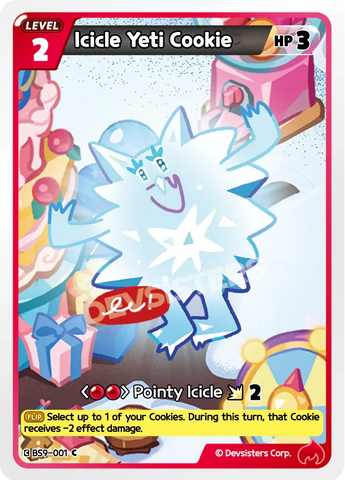 Icicle Yeti Cookie BS9-001 (ALT ART)