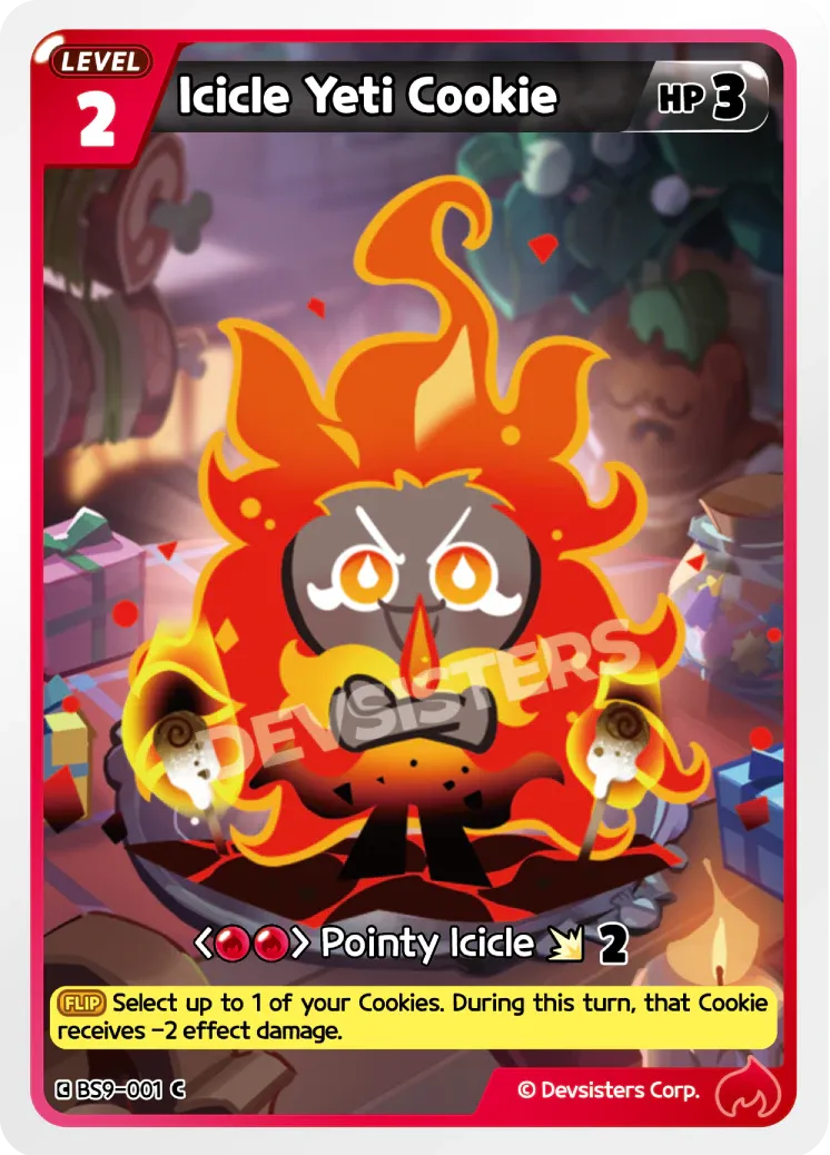 Icicle Yeti Cookie BS9-001 (ALT ART)