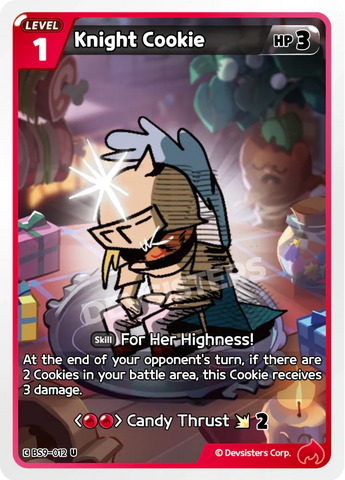 Knight Cookie BS9-012 (ALT ART)