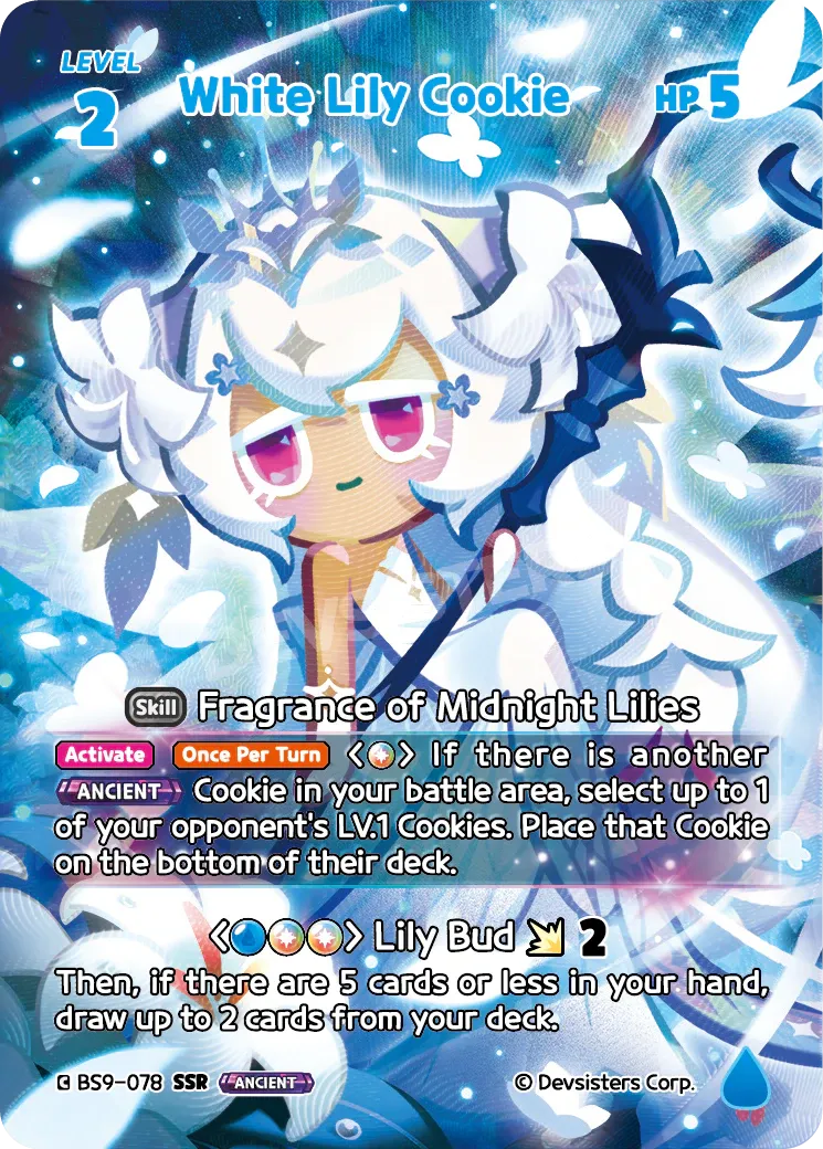 White Lily Cookie BS9-078 (Arte Alternativo)