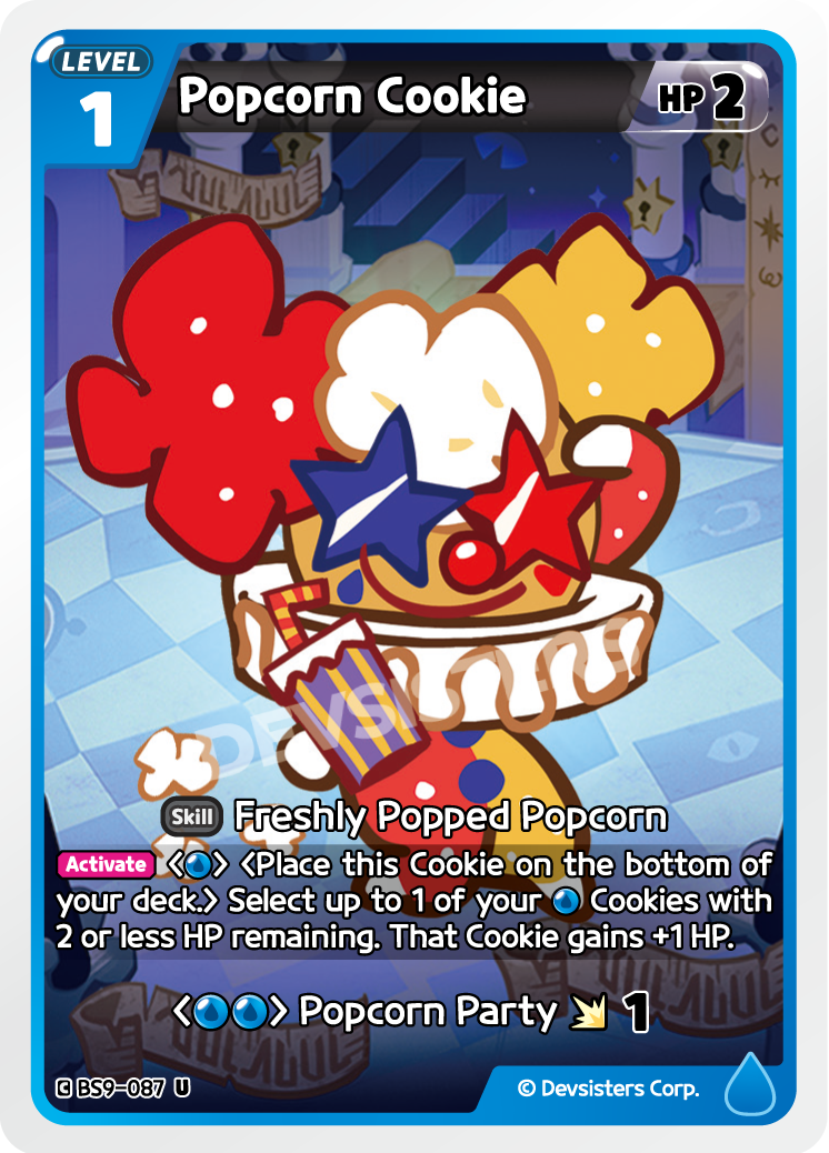 Popcorn Cookie BS9-087