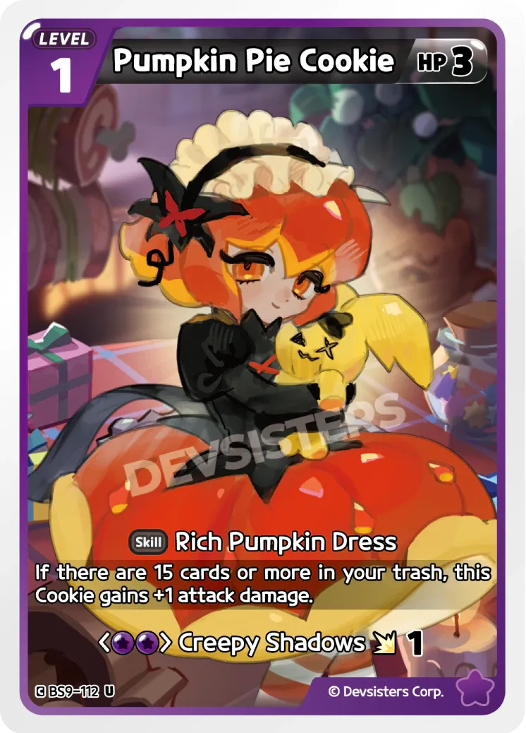 Pumpkin Pie Cookie BS9-112 (ALT ART)