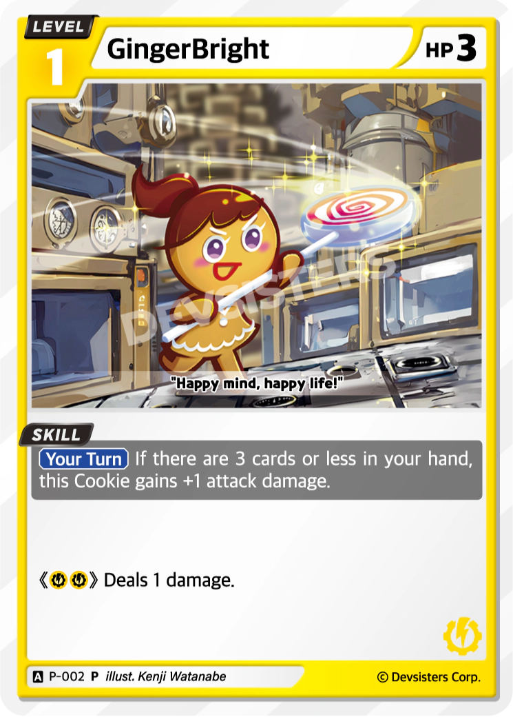 Image for GingerBright (P-002) (P) - CookieRun: Braverse TCG